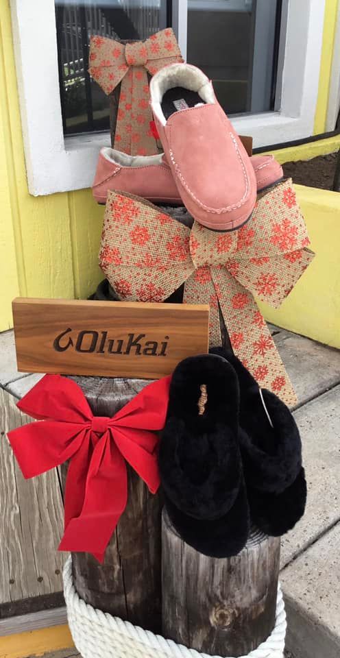 Ship Shape storefront on Padre Blvd with OluKai signage